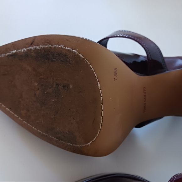 Vince Camuto Elegant Burgundy Marocean Platform Loafers Mary Jane size 7.5 - Picture 11 of 16